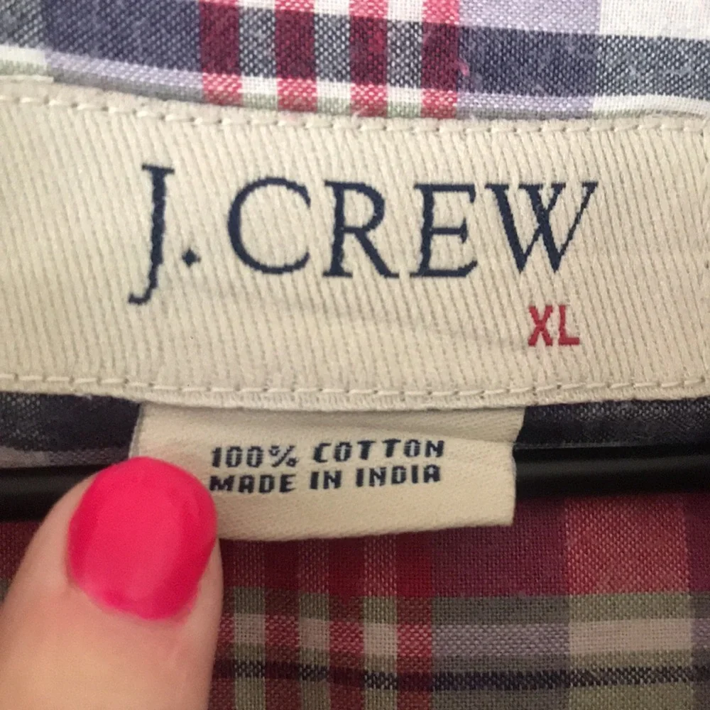 J.Crew plaid button down shirt - Picture 4 of 8